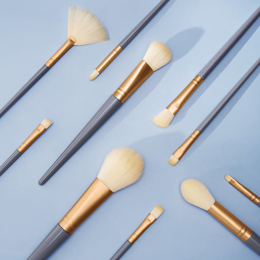 Makeup Brush (Blue 10pcs)