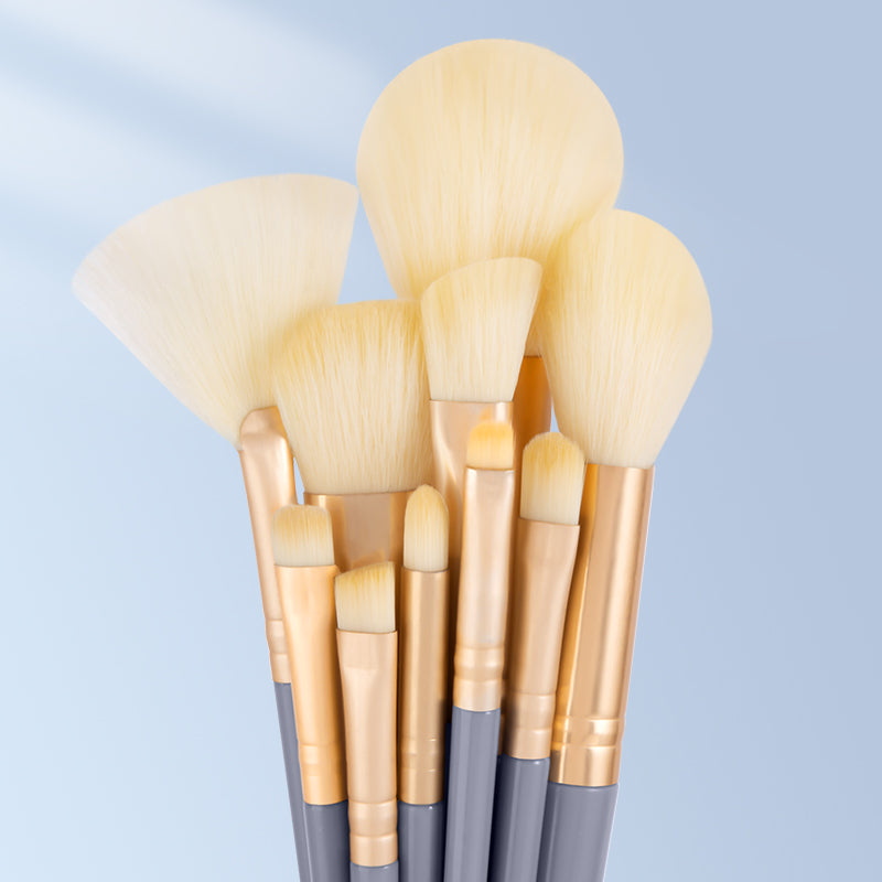 Makeup Brush (Blue 10pcs)